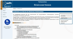 Desktop Screenshot of fa-oeffentlicher-verkehr.adfc.de